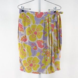 Modcloth Whole Lotta Loveliness Wrap Skirt Floral